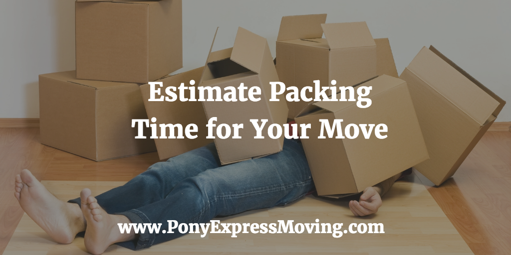 Estimate Packing Time for Your Move